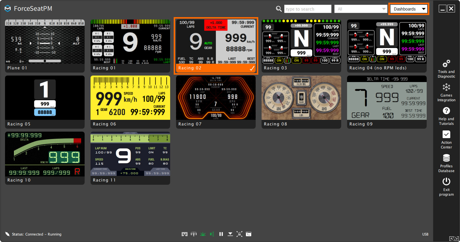 DIY Sim Dashboard