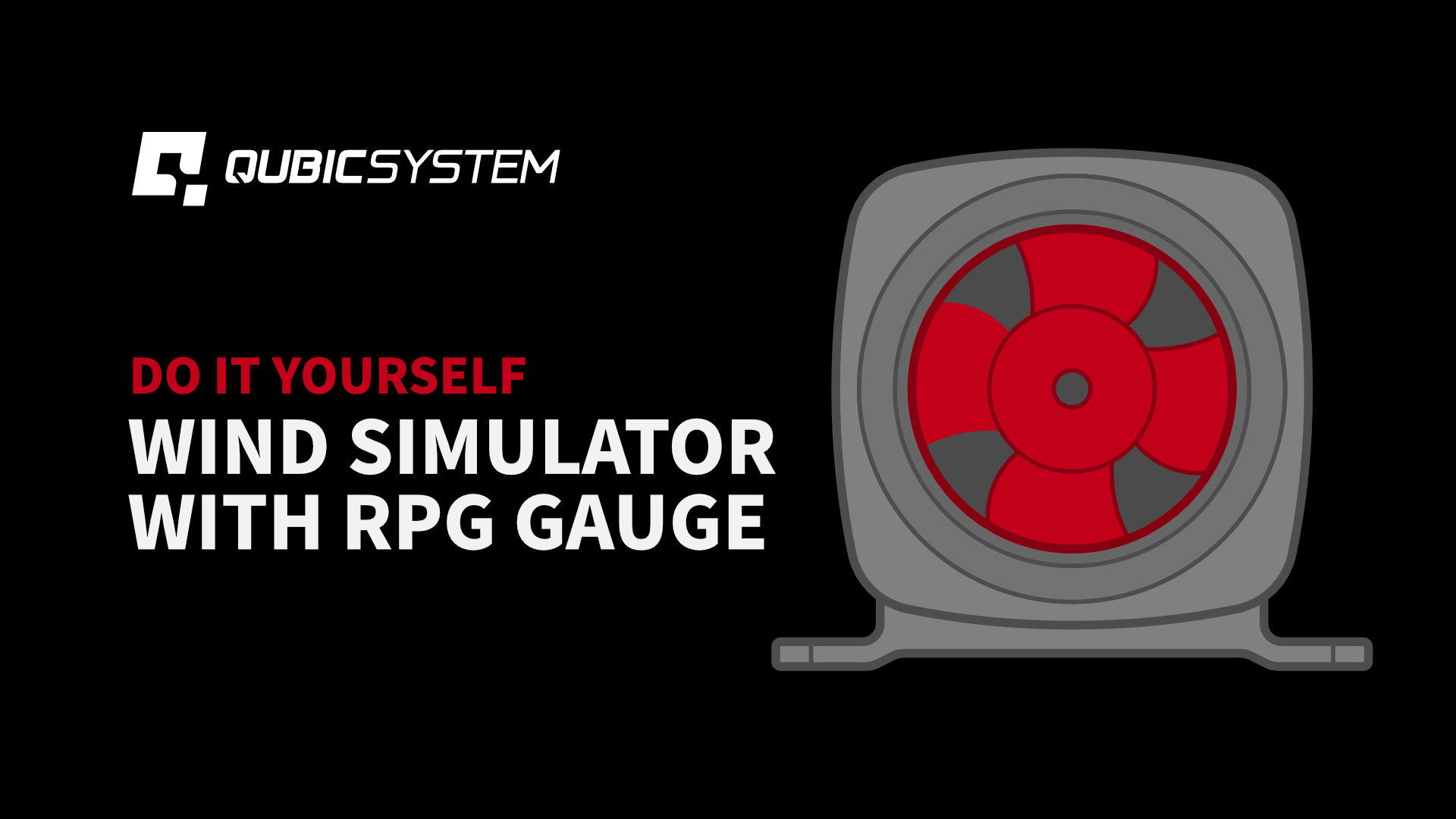 Wind Simulator with RPM gauge